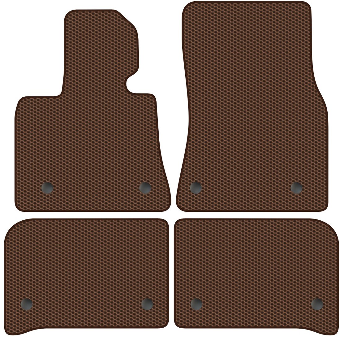 

Комплект ковриков для авто Alicosta Rolls-Royce Cullinan I (suv / SUV) 2018 - Н.В. (коричневый, сота)