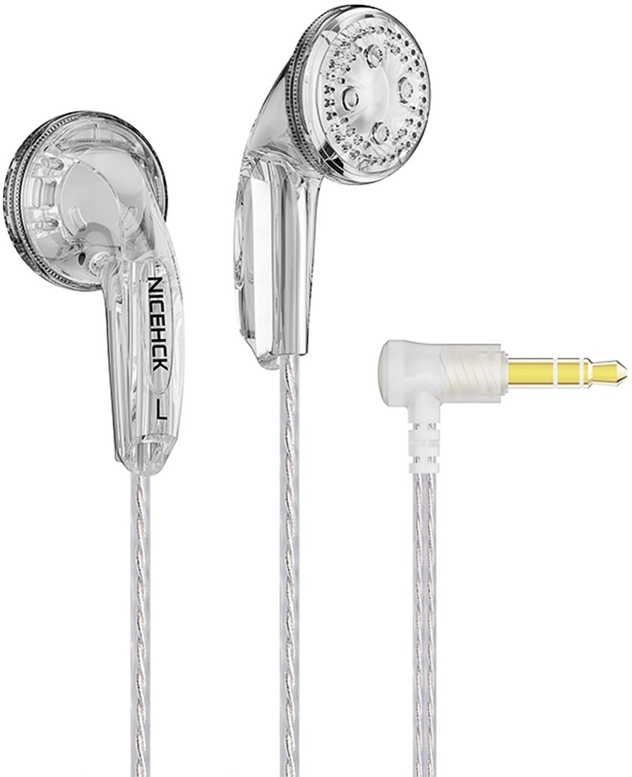 

Наушники NICEHCK YD30 3.5 мм (без микрофона, прозрачный)