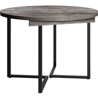 Кухонный стол Millwood Лофт Лондон раздвижной D110-150x110x76 (сосна пасадена/металл черный)