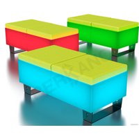 Скамейка Berkano Brick 120 230_020_03_108 (белый/зеленый, RGB E27 Умный дом)