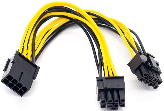 

Кабель USBTOP 6+2 pin - 2х 6+2 pin ver.01