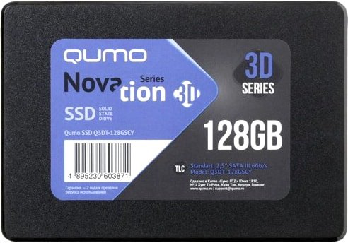 

SSD QUMO Novation 3D TLC 128GB Q3DT-128GSCY