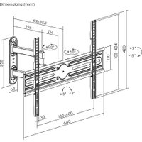 Кронштейн для телевизора Roome LPA85-463-R