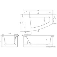 Ванна Cersanit Virgo Max 150x90 L [S301-131]