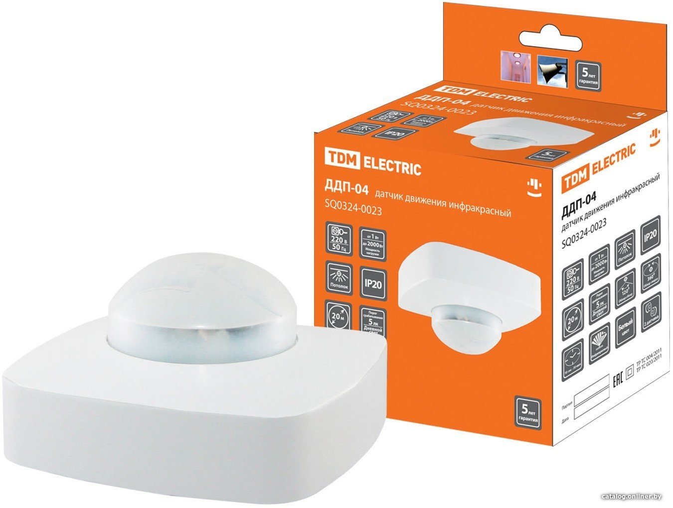 Датчик движения TDM Electric ДДП-04 SQ0324-0023