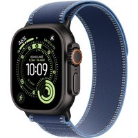 Умные часы Apple Watch Ultra 3 LTE 49 мм (титановый корпус, черный/синий, нейлоновый ремешок размера M/L)