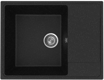 Кухонная мойка Practik PR-M 650-004 (черный оникс)