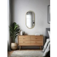 Зеркало eMZe 45x77 UV.45.77.AUR (золото с УФ-окантовкой)