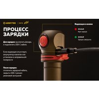 Фонарь Armytek Elf C2 USB-C Победа (белый)