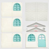 Игровой домик Doloni-Toys 02550/5 (белый/голубой)