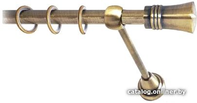 

Карниз для штор Lm Decor Гиро (антик, гладкая, 3м 25мм, 1 ряд)