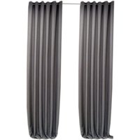 Комплект штор Модный текстиль 03L 112MT6670M28 (260x210, 2шт, средне серый)