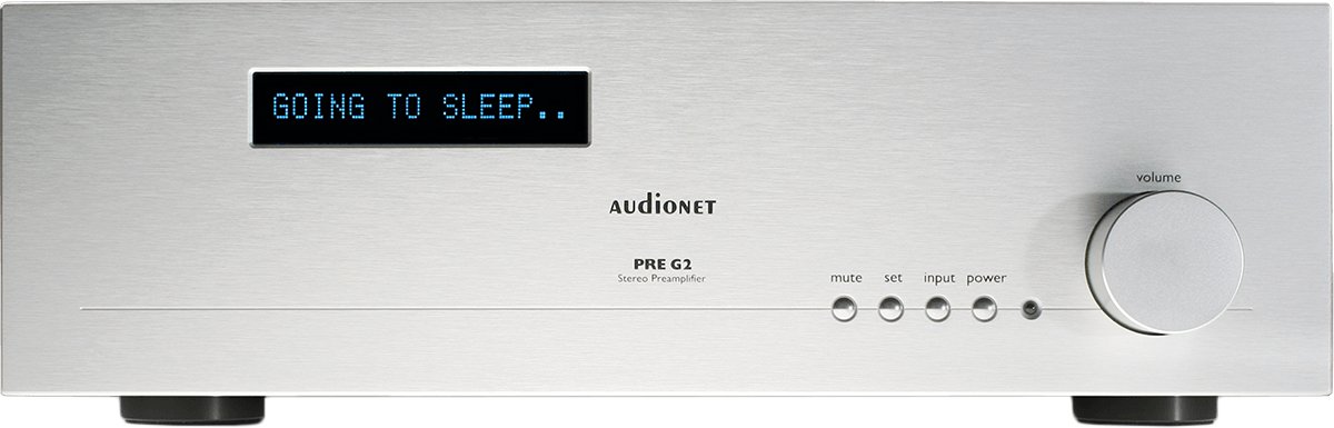 

Предварительный усилитель Audionet PRE G2 (серебристый, синяя индикация)