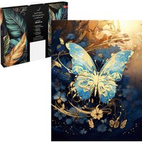 Картина по номерам Феникс+ Бабочка в золоте 67972