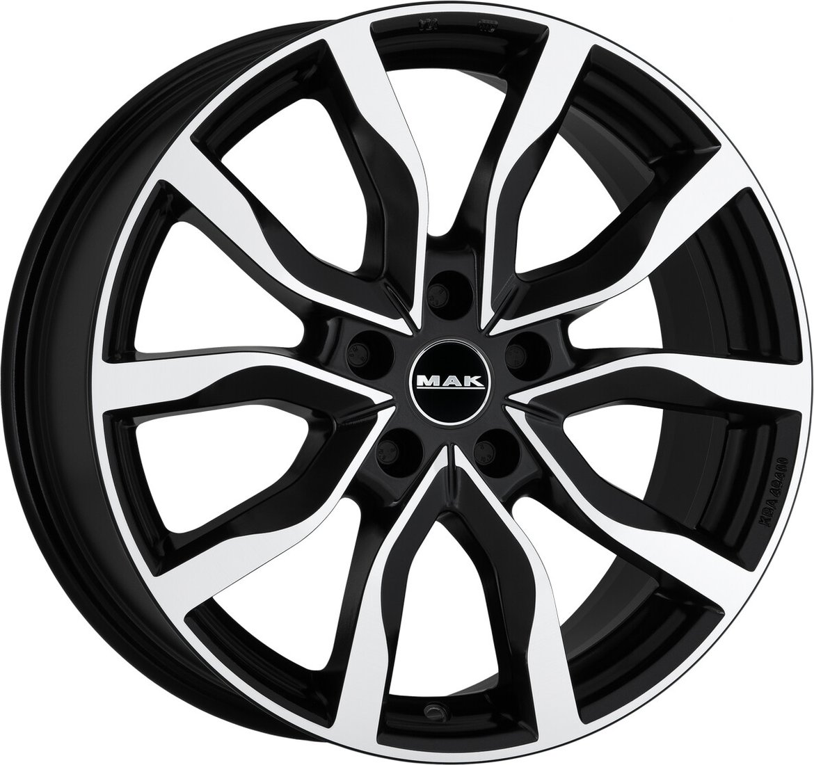 

Литые диски MAK Koln 17x8" 5x112мм DIA 66.5мм ET 42мм Black Mirror