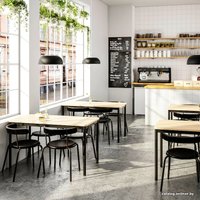 Кухонный стол Ikea Томмарюд 593.875.23 (дубовый шпон беленый/антрацит)