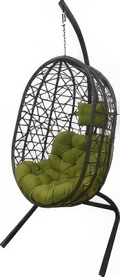 

Подвесное кресло Garden Story Кокон XL D52-MT005 (черный/коричневый/оливковый)