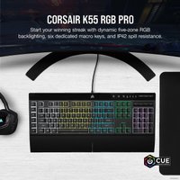 Клавиатура Corsair K55 RGB Pro (нет кириллицы)