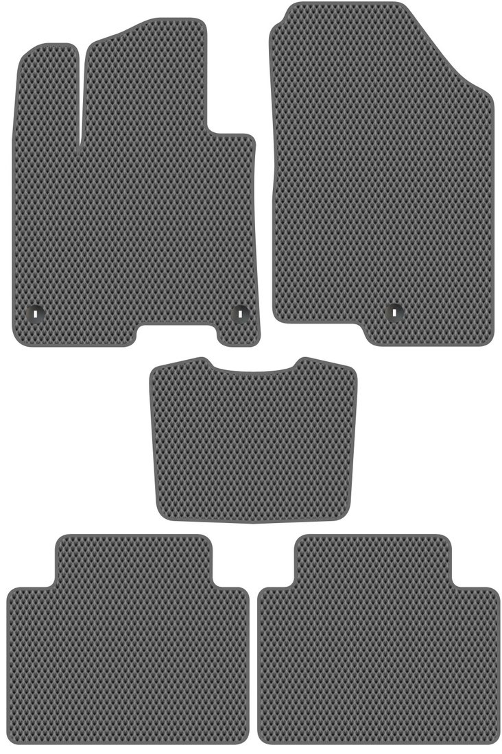 

Комплект ковриков для авто Alicosta Kia Sportage V (suv) 2021 - Н.В. (серый, ромб)