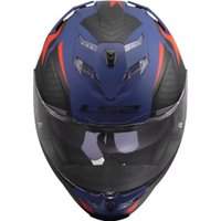Мотошлем LS2 FF818 Storm III Dynamo (2XL, синий/красный)
