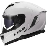 Мотошлем LS2 FF818 Storm III Solid (2XS, белый глянец)
