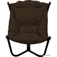 Кресло M-Group Чил 12360405 (черный/коричневая подушка) в Пинске