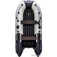 Моторная лодка Ривьера Компакт R-K-3600 НД lg/bl (светло-серый/черный)