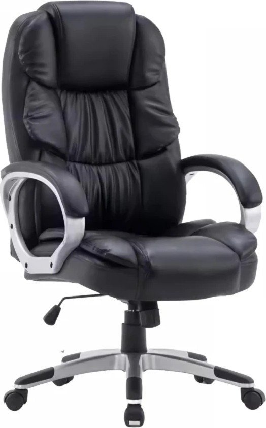 

Офисное кресло SitUp Santa chrome (экокожа Black/Black)