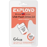 USB Flash Exployd 640 64GB (белый)