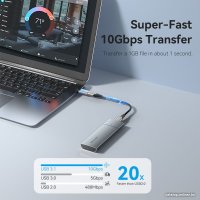Адаптер Vention CUAH0 USB Type-C - USB Type-A