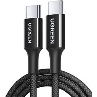 Кабель Ugreen L502 USB Type-C - USB Type-C (2 м, черный)