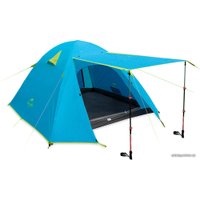 Треккинговая палатка Naturehike P-Series 2 NH18Z022-P (голубой)