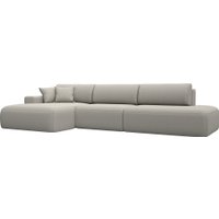 Угловой диван Лига диванов Лига-036 НПБ Модерн Лонг левый 125470L (рогожка амур бежевый)