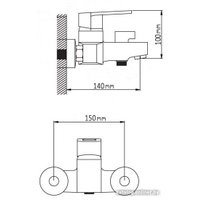 Смеситель Wisent WP3030-7