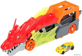 Набор Hot Wheels Разъяренный дракон с хранилищем для машинок GTK42