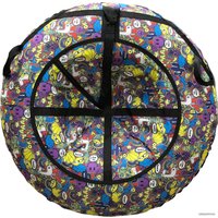 Тюбинг Подушкевич Ватрушка для катания (110 см, мультики)