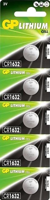 

Батарейка GP Lithium CR1632 5 шт.
