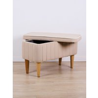 Банкетка MONOFIX Амма с ящиком (бежевый №18)