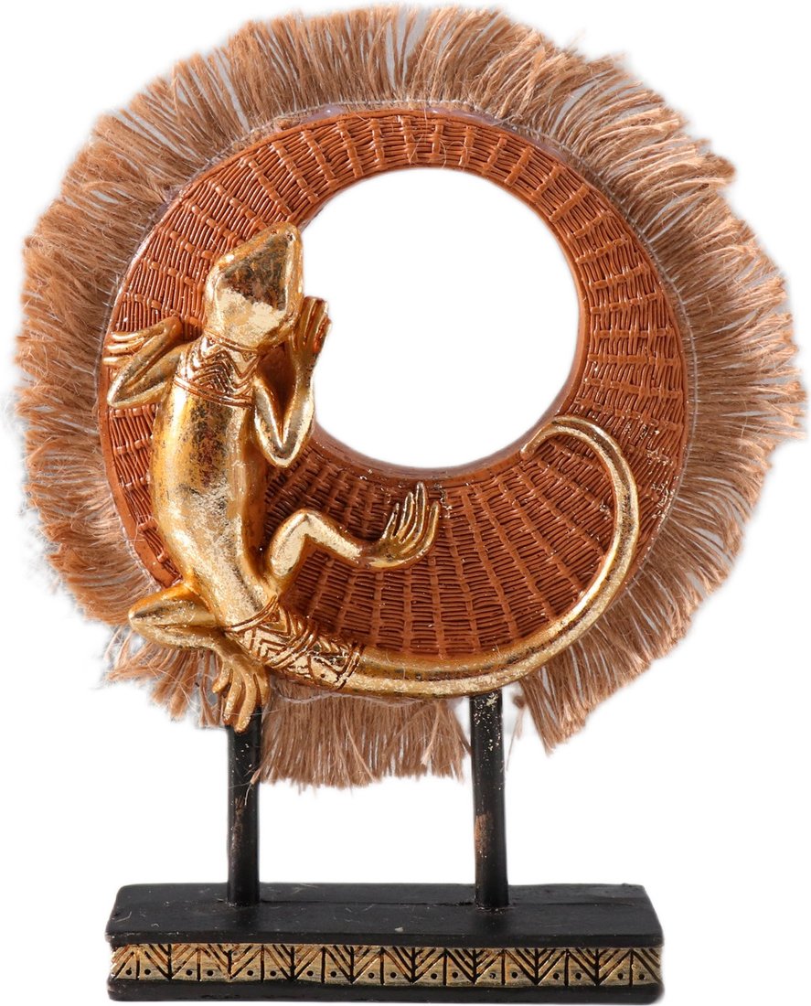 

Статуэтка Sima-Land Золотая ящерица на плетеном кольце 10693504