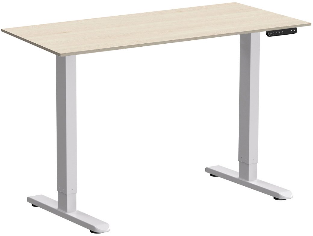 

Стол WellDesk Prime 1300x675х18 с электроприводом (белый/сосна аланд полярная)