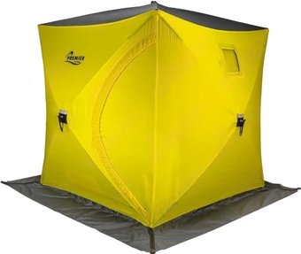Палатка Premier Fishing Куб-2 зимняя PR-WFSCI-180YG (желтый/серый)