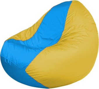 Кресло-мешок Flagman Classic K2.1-256 (желтый/голубой)