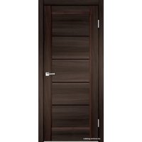 Межкомнатная дверь Velldoris Premier 1 80x200 (орех каштан, лакобель черный)