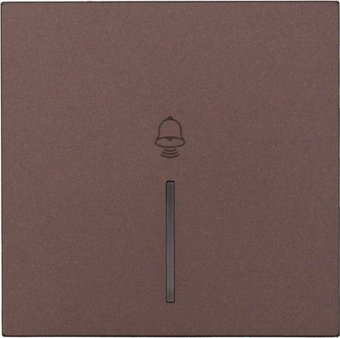 Кнопка для звонка Lezard Zima 704-7388-108QC (шоколад)