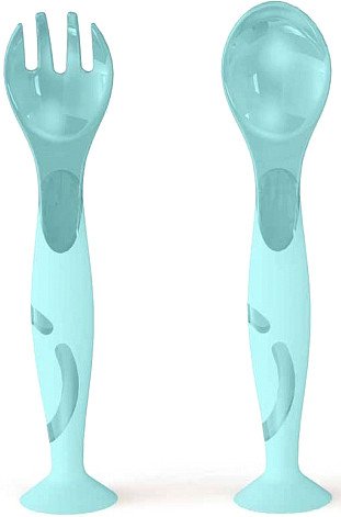 Набор детских столовых приборов Kidfinity 431312009 (зеленый)