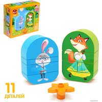 Конструктор Unicon Kids 9826971 Лиса и зайчик