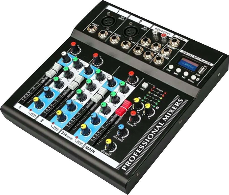 

Микшерный пульт PSSound AMX-F4USB