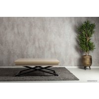 Стол-трансформер Levmar Cross D68/S53 (дуб шамони светлый/черный)