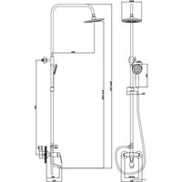 Душевая система  Diadonna D80335111