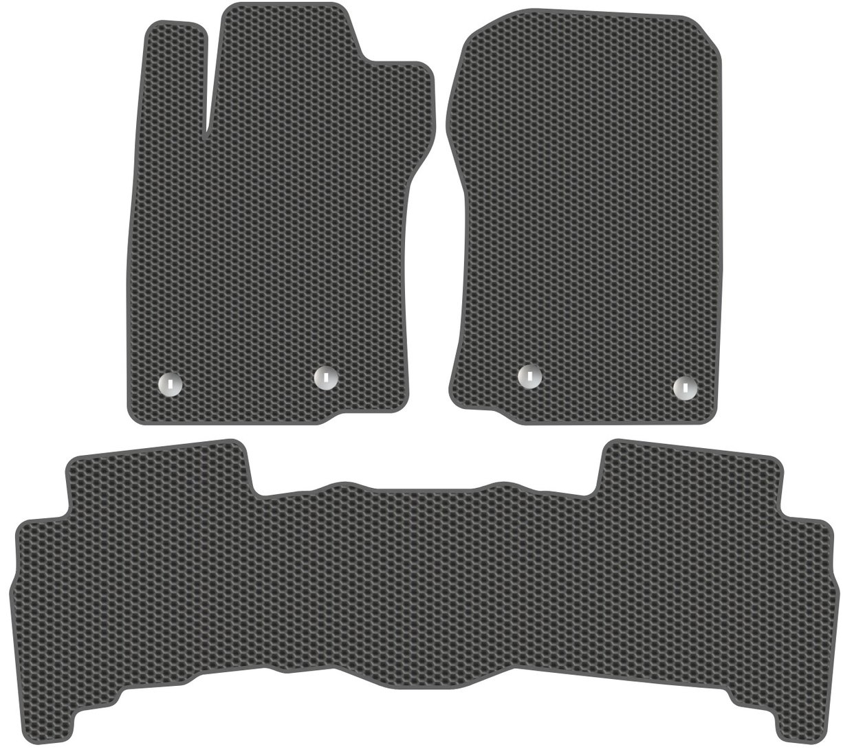 

Комплект ковриков для авто Alicosta Lexus GX460 II (suv / J150) 2013 - Н.В. задний цельный (серый)